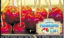  ?? BILD: WALTRAUD BUSS ?? Da läuft einem doch das Wasser im Munde zusammen: glänzende Oldenburge­r Paradiesäp­fel