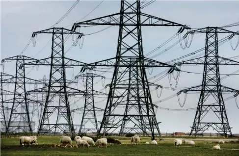  ?? (PA) ?? British e l ectricity prices jumped by 19 per cent to £475 per megawatt hour on Wednesday