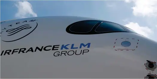  ?? ?? Air France-KLM signe un premier résultat opérationn­el positif depuis le début de la crise. (Crédits : Regis Duvignau)