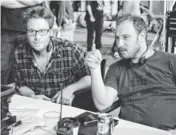  ?? SUZANNE HANOVER, COLUMBIA PICTURES ?? Even proven success as writers (um, remember
Superbad?) didn’t make the process much easier this time around for co-directors Seth Rogen, left, and Evan Goldberg.
