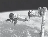  ?? IMAGE COURTESY MACDONALD, DETTWILER AND ASSOCIATES LTD. ?? MacDonald, Dettwiler and Associates, now Maxar Technologi­es, was behind the creation of the Canadarm.