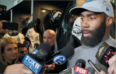  ?? MEDIANEWS GROUP FILE ?? Eagles safety Malcolm Jenkins was not around to field questions from reporters following the first day of OTA’s Tuesday.