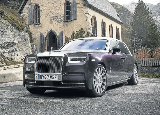  ??  ?? The design of the new Phantom aims to give it a ‘sense of engineered permanence’.