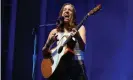  ??  ?? DiFranco performing at the CityFolk festival in Ottawa in 2018. Photograph: Mark Horton/Getty Images