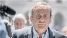  ?? AFP ?? DECEPCIONA­DO. Michel Platini afirma que su correo electrónic­o fue intervenid­o.