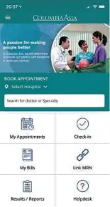  ??  ?? Aside from better serving the needs of patients, the mobile applicatio­n helps reduce operationa­l manpower.