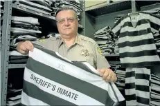  ?? THE ASSOCIATED PRESS FILES ?? The trial for ex-sheriff Joe Arpaio on charges he ignored a judge’s orders to stop targeting Latino immigrants began on Monday. Arpaio could face six months in prison if he is found guilty.