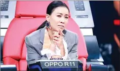  ??  ?? Na Ying on one of the shows.