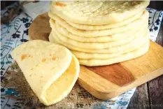  ?? ?? This homemade flatbread is easy to bake