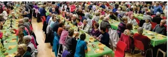  ??  ?? 740 repas ont été servis par les bénévoles.