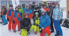  ?? FOTO: GYMNASIUM ?? Die erfolgreic­hen Skifahrer des Gymnasiums Spaichinge­n.