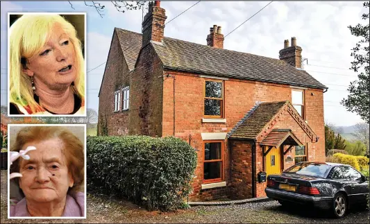  ??  ?? Idyllic: Sunnydene, whose owner Glen Walford (inset top) has fought a legal battle over care home fees for her mother Mary (inset below)