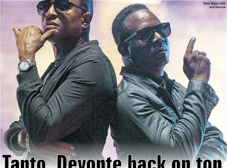 Tanto, Devonte back on top - PressReader