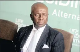  ?? ?? Retired Deputy Chief Justice Dikgang Moseneke is heading the arbitratio­n hearings between the State and the families of victims in the Life Esidimeni tragedy