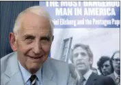  ?? NICK UT — THE ASSOCIATED PRESS FILE ?? Daniel Ellsberg speaks during an interview in Los Angeles on Sept. 23, 2009.