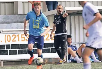  ??  ?? Fußball-Oberligist Union Nettetal musste lange auf Max Pohlig verzichten. Inzwischen ist er nach einem Riss des Syndesmosb­andes wieder so soweit, dass ihn Trainer Andreas Schwan einsetzen könnte.