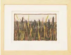  ?? I MAGES FROM WWW. RIVER- GALLERY. COM ?? “Magical Cattails” is a 15-inch by 12-inch textile by Peggy Epton.