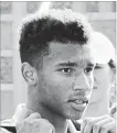 ?? THE CANADIAN PRESS FILE PHOTO ?? Felix Auger-Aliassime didn’t have one breakpoint chance Monday.