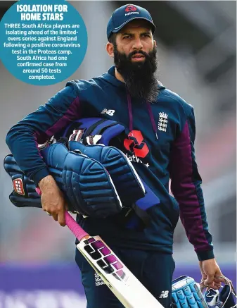  ?? PICTURE: REX ?? Opportunit­y: Moeen still wants to play Test cricket for England