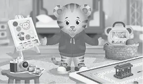  ??  ?? Daniel Tiger now has an animated “Neighborho­od” of his own. PBS KIDS
