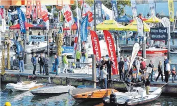  ?? FOTO: INTERBOOT ?? Legt einen rundum gelungenen Start hin: Die Messe Friedrichs­hafen ist mit den Besucherza­hlen, dem Wetter und dem Angebot der Interboot zufrieden.