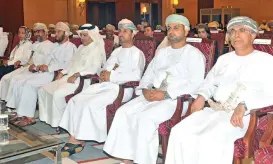  ?? (Muscat Daily) ?? Dignitarie­s at the event which began on Tuesday