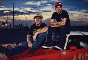  ??  ?? PUSHING THE BOUNDARIES: Sean Whitley, known as “Farmtruck”, left, and Jeff Bonnett, known as “AZN”, in the new season of Street
Outlaws, which premieres on Discovery on Friday, March 23 at 9pm. It’s part of Motor Mega week, which begins on March 19.