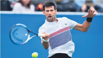  ?? Picture: AFP ?? OFF COURSE. Novak Djokovic’s career has been in a tail-spin for last 12 months.