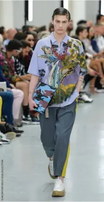  ?? © VALENTINO MENS SS20 COLLECTION ?? Designs from the Valentino Mens Spring Summer 2020 show, unveiled at the Paris show in June 2019.