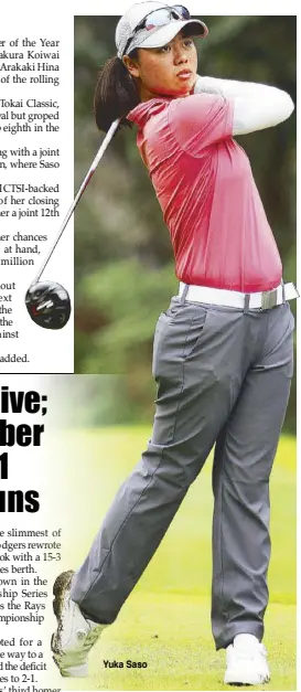 Saso Eyes Big Bounce Back Pressreader