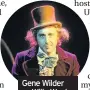  ??  ?? Gene Wilder as Willy Wonka