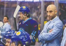  ?? LIAM RICHARDS ?? Head coach Mitch Love and the Blades will be squeezing in a 68-game season, if everything goes right on the public health front.