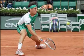  ??  ?? Dominic Thiem a éliminé Djokovic en quart et retrouvera Nadal en demie.