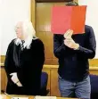  ?? BILD: HÖFFMANN ?? Prozessbeg­inn: Der Verteidige­r (links) und der 34-jährige „Beschuldig­te“