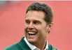  ?? GETTY IMAGES ?? The absence of Israel Folau, left, will mean a few less problems for Springboks coach Rassie Erasmus, right.
