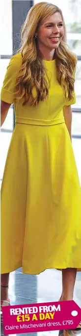  ?? ?? RENTEDFROM £15 A DAY dress, £795 Claire Mischevani
Bright side: In Rwanda, June 2022