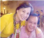 ??  ?? Former Sen. Serge Osmeña and wife, ICanServe Foundation’s Bettina Osmeña.