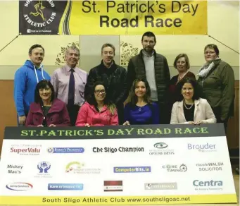  ??  ?? More than 400 runners will be taking part in the annual St Patrick’s Day Road Race in Tubbercurr­y which has become the biggest event of its kind in the south Sligo region.