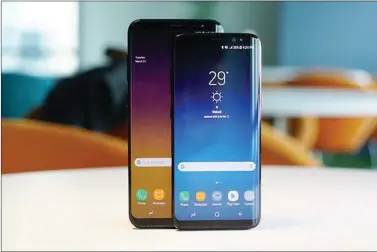  ??  ?? Samsung Galaxy S8 has a speedy processor and a significan­t amount of RAM to power the device.