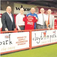  ??  ?? Accrington Stanley have agreed a new deal with Clayton Park Pies