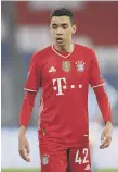  ??  ?? Bayern Munich star Jamal Musiala declared for Germany.