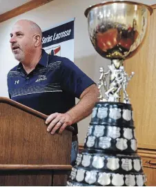  ?? CLIFFORD SKARSTEDT EXAMINER FILE PHOTO ?? Peterborou­gh Century 21 Lakers general manager
Paul Day says the Lakers will have a healthy lineup — if the Major Series Lacrosse season is able to start.