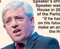  ??  ?? Remain voter... John Bercow