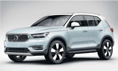  ??  ?? The XC40 is Volvo’s first premium compact SUV