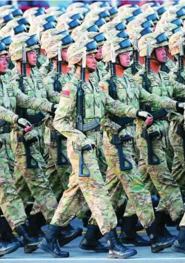  ?? EFE ?? Soldados del Ejército Popular de Liberación en una imagen de archivo