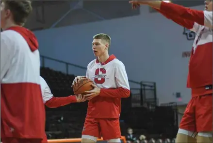  ?? Photo by Brooke Alt ?? Casey Lantz, shown with the basketball, is among the starters for the Shelby Whippets, who have reached the Final Four in Dayton.