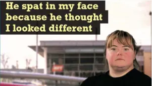  ??  ?? Sam, who has Down’s Syndrome, appears in a new poster campaign