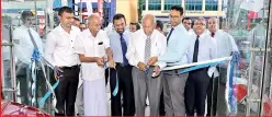  ??  ?? Opening of the Kandy Dealership­From left: Mr. Mohamed Riza - Director Auto Link, Mr. Mohamed Sale Najumudeen Chairman Auto Link, Mr. Senaka Amarasingh­e – Chairman – Carmart Private Limited, Mr. Yasendra Amarasingh­e – Director / CEO – Carmart Private Limited.
