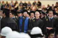  ?? PHOTO FROMWWW.FACEBOOK.COM/SUNYPOLYTE­CHNIC ?? SUNY Polytechni­c Institute Class of 2019gradua­tes take part in commenceme­nt ceremonies on Saturday, May 11.