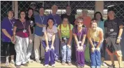  ??  ?? Some of the group with Lakeland First Baptist Church and Bartlett First Baptist Church making the mission trip to Nicaragua for the Way of the Cross Ministries for Medfest 2016 bonded over their personal experience­s. Some of the mission members who...